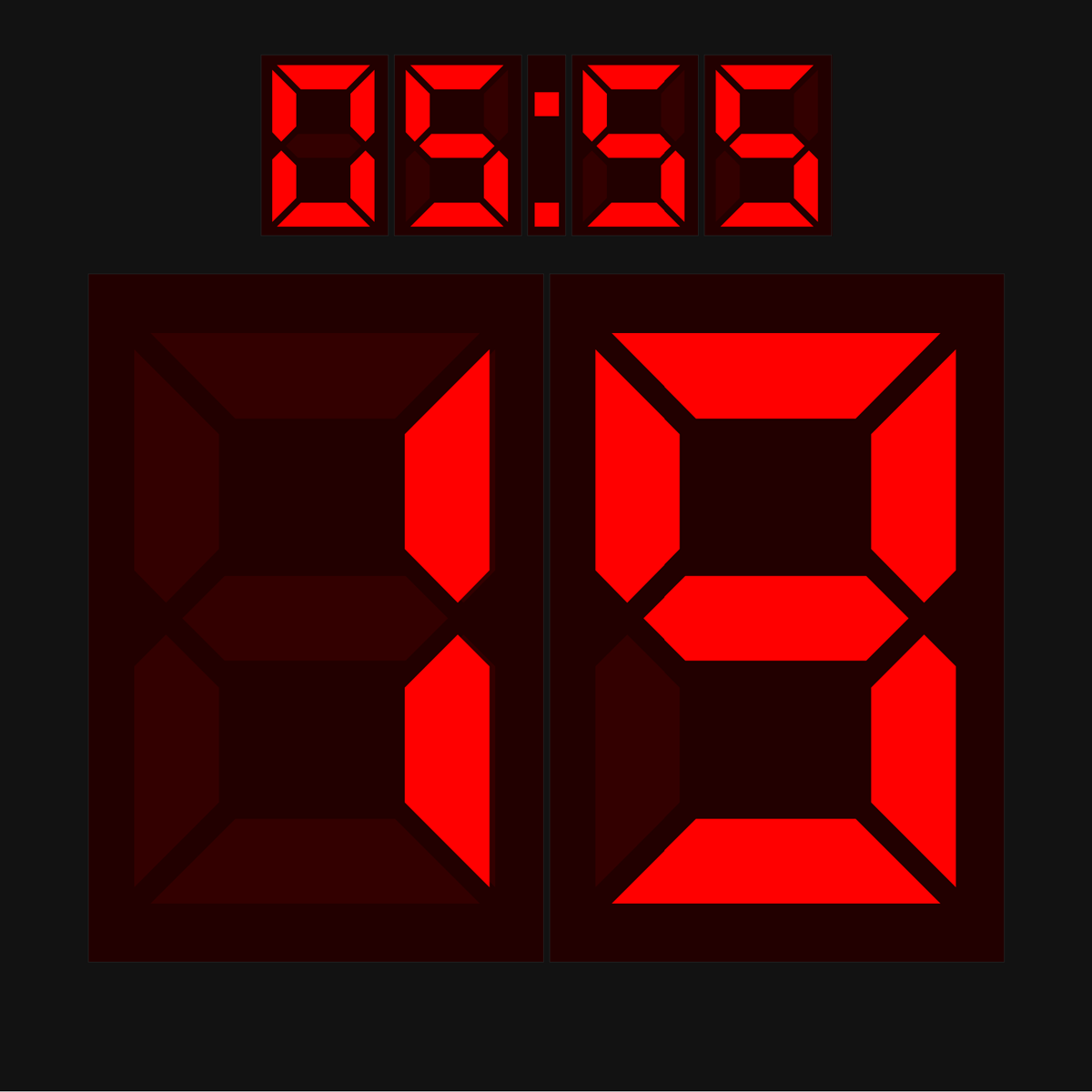 Digitale Basketball Shotclock mit 24 Sekunden Anzeige